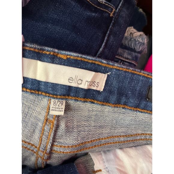 Ella Moss High Rise slim straight ankle jeans size 8 - Picture 6 of 7